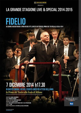 Locandina del Fidelio alla Scala