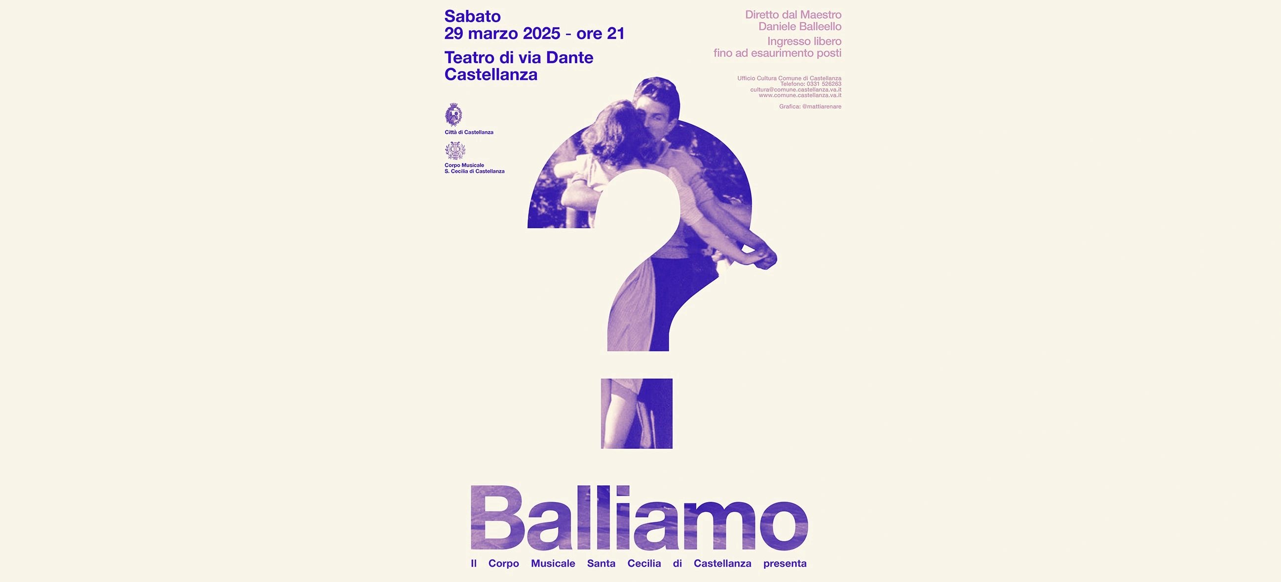 Il Corpo Musicale Santa Cecilia di Castellanza entra nella bella stagione a passo di danza: il tradizionale Concerto di primavera, sabato 29 marzo alle ore 21 al Teatro di via Dante