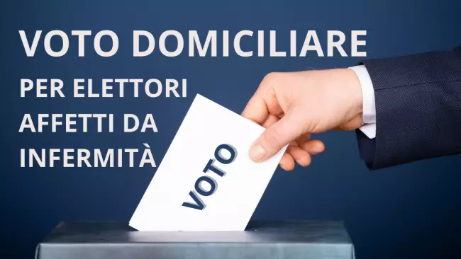 In occasione delle elezioni comunali del 25 e 26 Maggio 2025, gli elettori affetti da gravissime infermità potranno esercitare il diritto di voto a domicilio