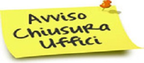 Gli uffici comunali resteranno chiusi Lunedì 7 Dicembre 2015