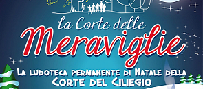 Si inaugura sabato 5 dicembre alla corte del Ciliegio la ludoteca permanente che proporrà ogni giorno fino al 10 gennaio eventi per bambini e famiglie