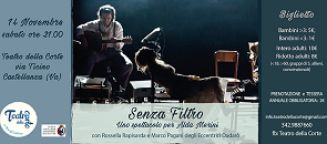 Sabato 14 Novembre alle ore 21.00 al Teatro della Corte omaggio alla poetessa Alda Merini con lo spettacolo 