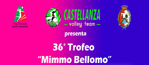 Dal 25 al 27 Settembre al PalaBorsani di Castellanza 36° edizione del Trofeo Mimmo Bellomo di volley riservato alle formazioni femminili di serie A
