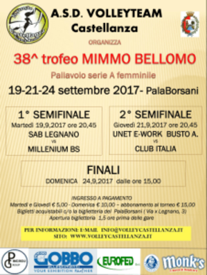 Locandina Trofeo Bellomo