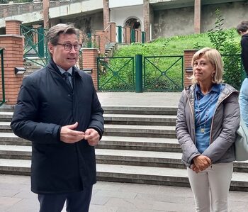 Il sindaco Mirella Cerini a confronto con Grassi, presidente di Confindustria