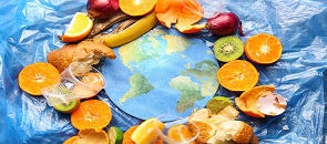 il mondo circondato da cibo non consumato