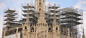 Il cantriere del Duomo - guglie absidali