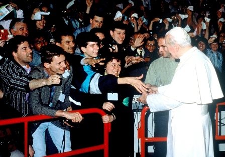 Papa Giovanni Paolo II e i giovani