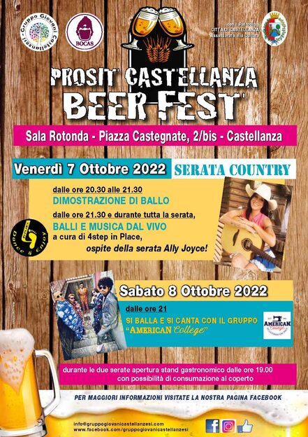 manifesto Prosit Castellanza - Beer fest