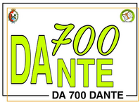 Logo delle iniziative per la celebrazione dei 700 anni dalla morte di Dante della Biblioteca Civica di Castellanza